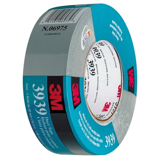 Picture of 3M™ 3M Duct Tape 3939 Silver48Mm X 55 M(2"X60Yds) Part# - 7000028933