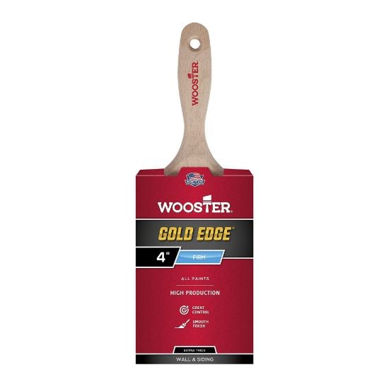 Picture of Wooster 4" Gold Edge Wall Brush Part# - 52370040