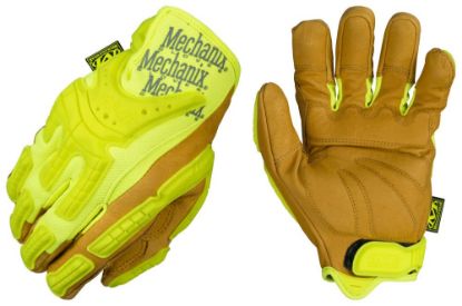 Picture of Mechanix Wear® Mw Cg Hd Glove Sm 8 Tan/High Visibility Yellow Part# - Cg40-91-008