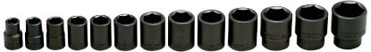 Picture of Wright Tool 1/2"Dr 13Pc Impact Trayset 7/16"-1-1/4 Part# - 415