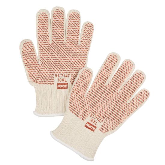 Picture of Honeywell North® Grip-N Ambidextrous Knithot Mill Glove K/Wrist Part# - 51/7147