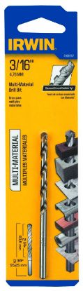 Picture of Irwin® Drl Bit 3/16"X3-3/4" Multi Material Part# - 4935107