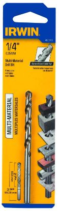 Picture of Irwin® Drl Bit 1/4"X4" Multi Material Part# - 4935108