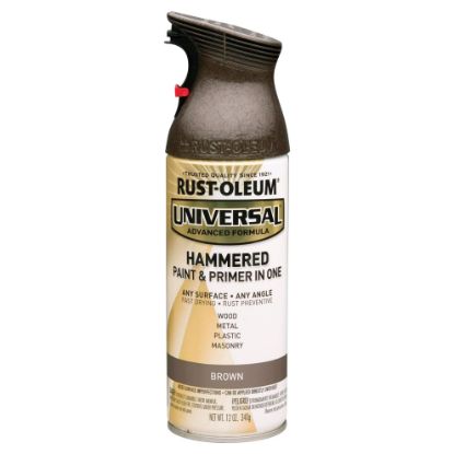 Picture of Rust-Oleum® Universal Hammered Spraypaint  Brown  12 Oz. Part# - 245218