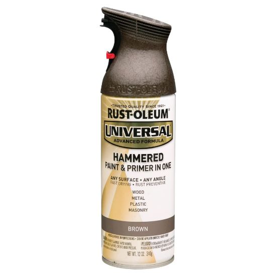 Picture of Rust-Oleum® Universal Hammered Spraypaint  Brown  12 Oz. Part# - 245218