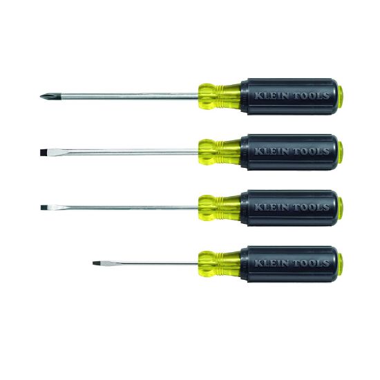 Picture of Klein Tools Screwdriver Set- 4-Pc. Mini Cushion-Grip Assort. Part# - 85484