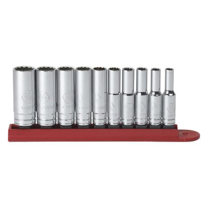 Picture of Gearwrench® 10 Pc. 1/4" Drive 12 Point Deep Sae Socket Set Part# - 80309D