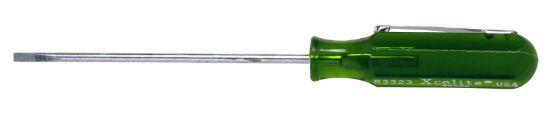 Picture of Weller Xcelite® Pocket Clip Slotted Screwdriver  3/32" X 3" Part# - R3323N