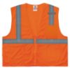 Picture of Ergodyne Economy Vest Class Ii Mesh Zipper Orange 2Xl/3Xl Part# - 21047