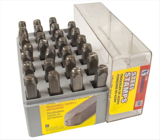 Picture of C.H. Hanson® 3/32" Heavy Duty Steel Letter Stamp Set Part# - 20801