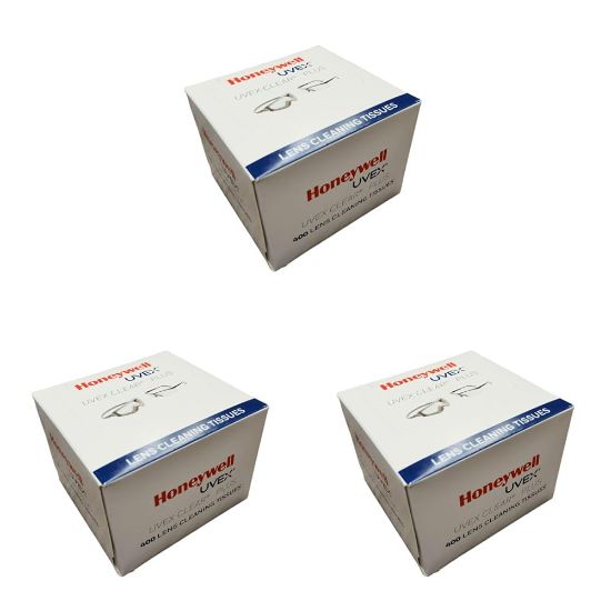 Picture of Honeywell Uvex™ Uvex Clear Plus Tissues400/Bx Pop-Up Part# - S475