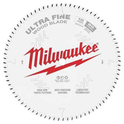 Picture of Milwaukee® Tool 10" 80T Ultra Fine Saw Bld Part# - 48-40-1032