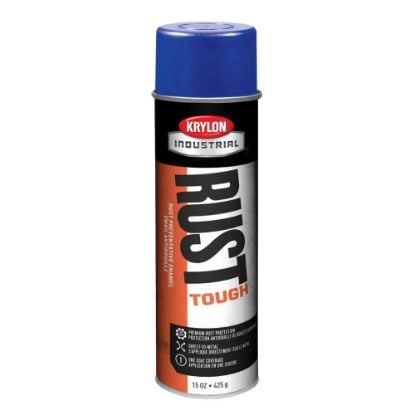 Picture of Krylon Industrial Tough Coat Adv W/Rust Barrier  Safety Blue15Oz Part# - K00249008