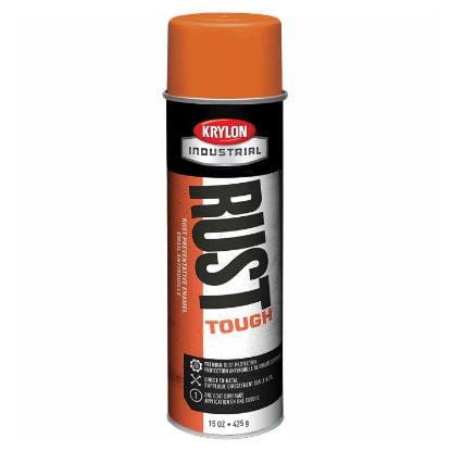 Picture of Krylon Industrial Tough Coat Adv W/Rust Barrier  Sfty Orange15Oz Part# - K00559008