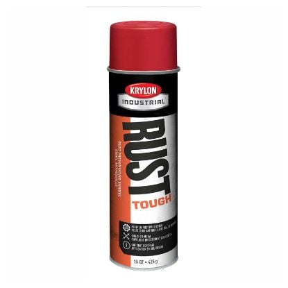 Picture of Krylon Industrial Tough Coat Adv W/Rust Barrier  Safety Red15 Oz Part# - K00639008