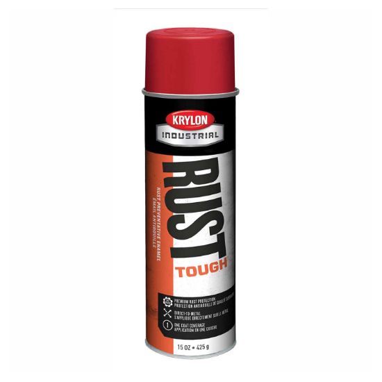 Picture of Krylon Industrial Tough Coat Adv W/Rust Barrier  Safety Red15 Oz Part# - K00639008