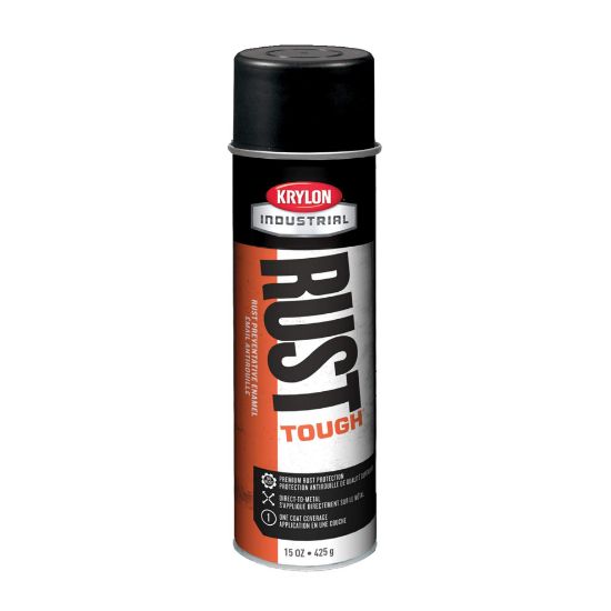 Picture of Krylon Industrial Tough Coat Adv W/Rust Barrier Semi-Glblack15Oz Part# - K00779008