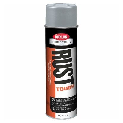 Picture of Krylon Industrial Tough Coat Adv W/Rust Barrier  Lt Machgray15Oz Part# - K00839008