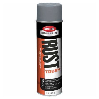 Picture of Krylon Industrial Tough Coat Adv W/Rust Barrier Drk Machgray15Oz Part# - K00879008