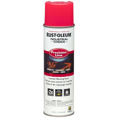 Picture of Rust-Oleum® Flor. Pink W/B Marking Spray Paint 17 Fl Oz Part# - 1861838