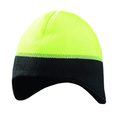 Picture of Occunomix Ear Cover Reflective Beanie  Yellow Part# - Lux-Ewrb-Y