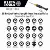 Picture of Klein Tools 27-In-1 Multi-Bit Tamperproof Screwdriver Part# - 32307