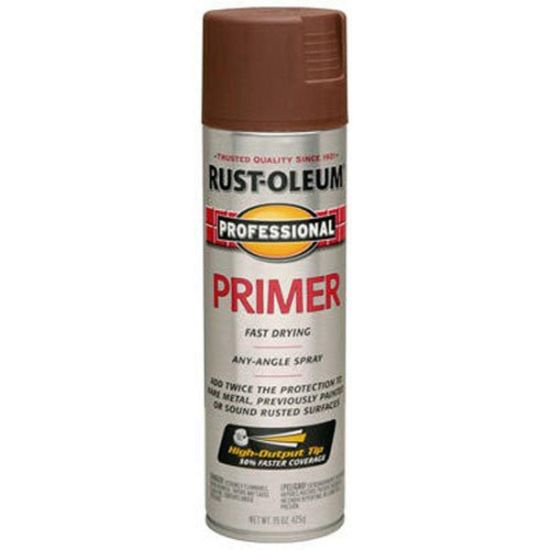 Picture of Rust-Oleum® Professional Primer Spray  Flat Red  15 Oz. Part# - 7569838