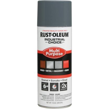 Picture of Rust-Oleum® Universal Gray Ind.Choice Paint 12Oz. F. Wt Part# - 1686830V