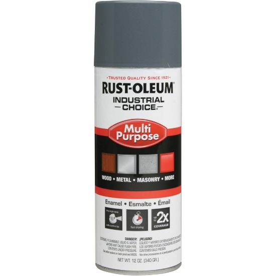 Picture of Rust-Oleum® Universal Gray Ind.Choice Paint 12Oz. F. Wt Part# - 1686830V