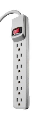 Picture of Southwire Powerstrip 6 Outlet 4' Cord Part# - 41367