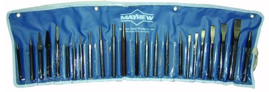 Picture of Mayhew™ Tools 7024-K 24 Pc Punch & Chisel Part# - 61050