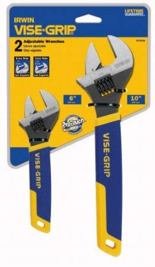 Picture of Irwin® 2 Piece Adjustable Wrench Display (6" & 10") Part# - 2078700