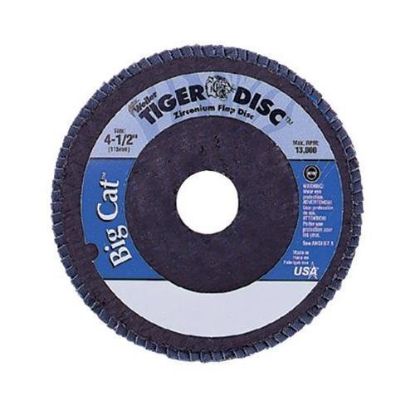 Picture of Weiler® 7"Tiger Disc Big Cat Abrflap Disc Phenolic Bk Part# - 50846