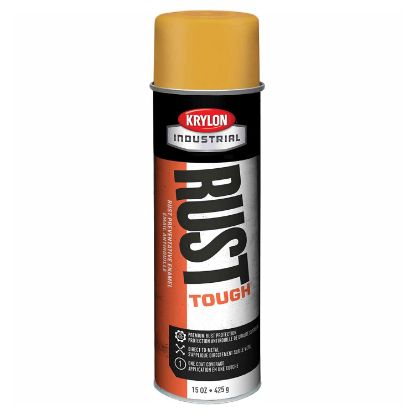 Picture of Krylon Industrial Tough Coat Advanced W/Rust Barrier  Ind Yel 15Oz Part# - K00479008