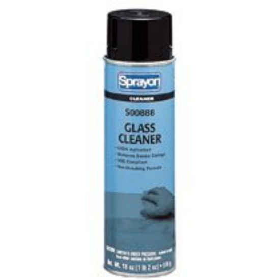 Picture of Sprayon® Cd888 Glass Cleaner  Aerosol  18 Oz. Part# - Sc0888000