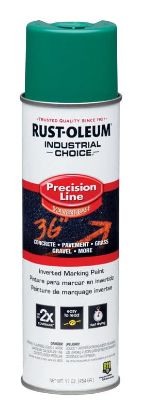 Picture of Rust-Oleum® Inverted Marking Paint Safety Green  17 Oz. Part# - 1634838V