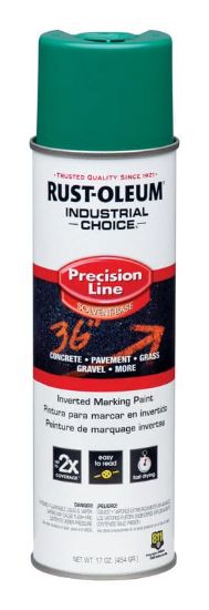 Picture of Rust-Oleum® Inverted Marking Paint Safety Green  17 Oz. Part# - 1634838V