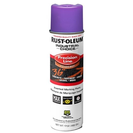 Picture of Rust-Oleum® Inverted Marking Paint Fluorescent Purple  17Oz Part# - 1669838V