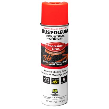 Picture of Rust-Oleum® Inverted Marking Paint Fluorescent Red/Orange Part# - 203028V