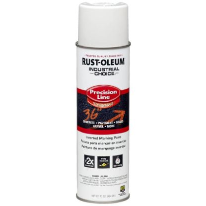 Picture of Rust-Oleum® Inverted Marking Paint White  17 Oz. Part# - 203030V