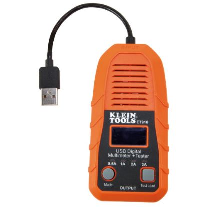 Picture of Klein Tools Usb Digital Meter And Tester  Usb-A (Type A) Part# - Et910