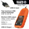 Picture of Klein Tools Usb Digital Meter And Tester  Usb-A (Type A) Part# - Et910