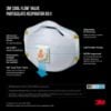 Picture of 3M™ 3M Particulate Respirator 8511  N95 Part# - 7000002056