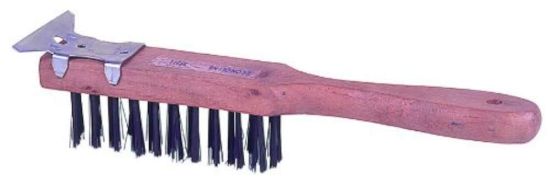 Picture of Weiler® Econo Scratch Brush W/Scraper .012 Straig Part# - 25211