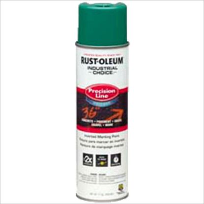 Picture of Rust-Oleum® Safety Green W/B Mark Spray Paint 17 Fl Oz Part# - 1834838