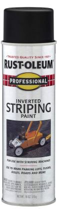 Picture of Rust-Oleum® Professional Striping Spray Black 18 Oz Part# - 2578838