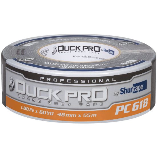 Picture of Duck Pro Shurtape Pc 618 Blk-48Mm X 55M-24Rls/Cs-H/A Part# - 105453