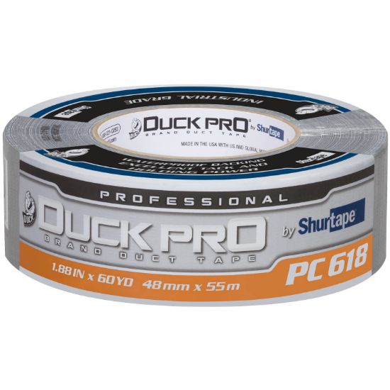 Picture of Duck Pro Shurtape Pc 618 Sil-48Mm X 55M-24Rls/Cs-S Part# - 105516