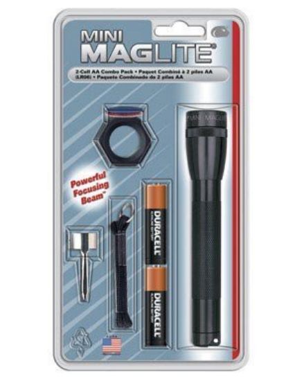 Picture of Mag-Lite Aa Mini Black Combo Packw/Battery Replaces 45 Part# - M2A01C