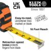 Picture of Klein Tools Tape Measure  25-Foot Single-Hook Part# - 9125